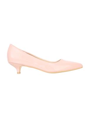pink patent slip on pumps - 17508050 - Standard Image - 2