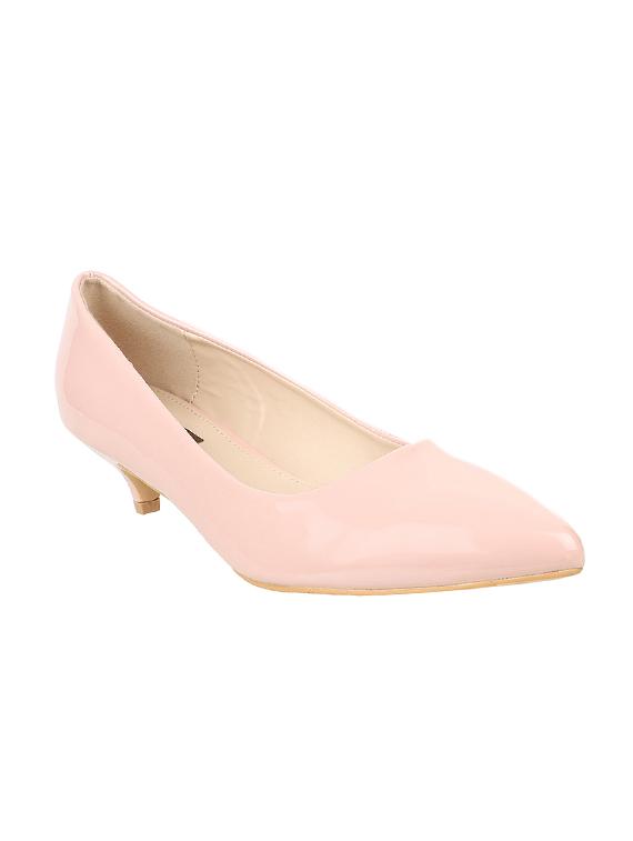 pink patent slip on pumps - 17508050 - Zoom Image - 1