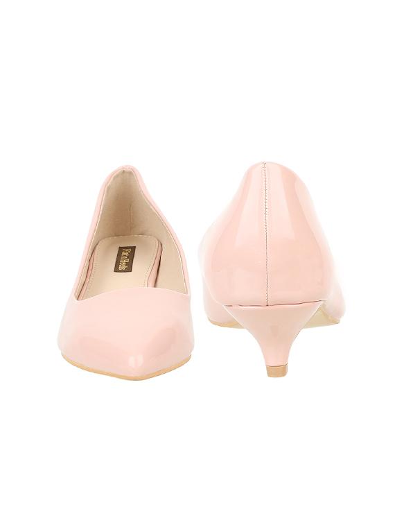 pink patent slip on pumps - 17508050 - Zoom Image - 3