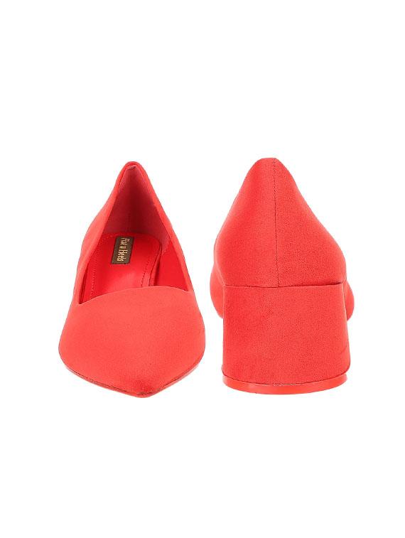 red suede slip on pumps - 17508072 - Zoom Image - 3
