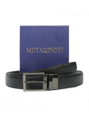 black leather belt - 17508136 - Standard Image - 3