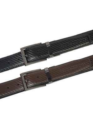 black leather belt - 17508136 - Standard Image - 4