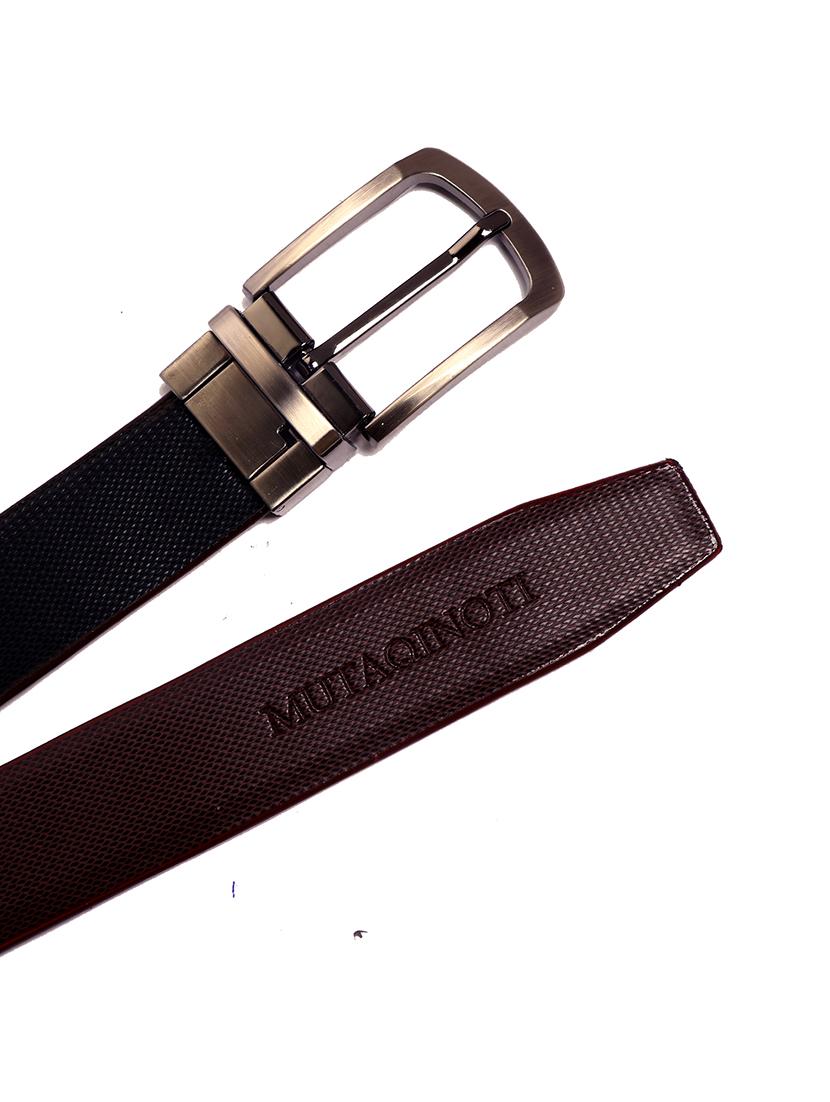black leather belt - 17508138 - Zoom Image - 3