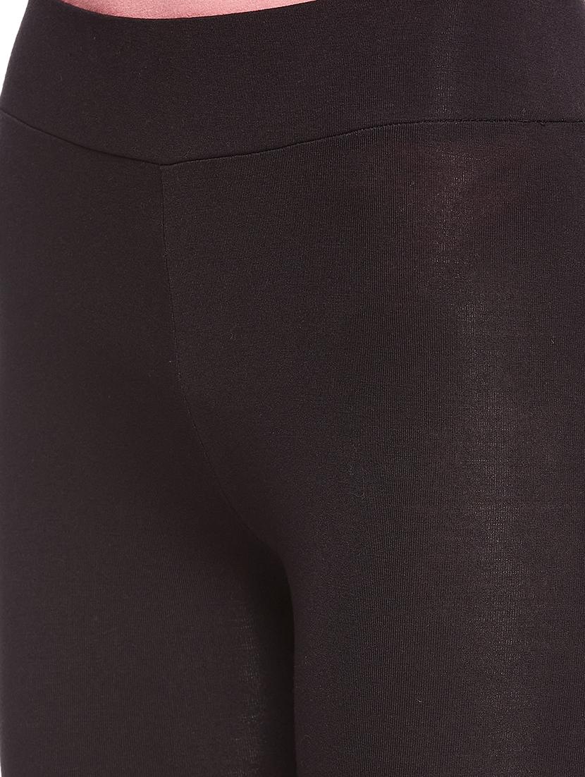 black viscose treggings trousers - 17508299 - Zoom Image - 4