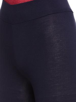 dark blue viscose treggings trousers - 17508307 - Standard Image - 5