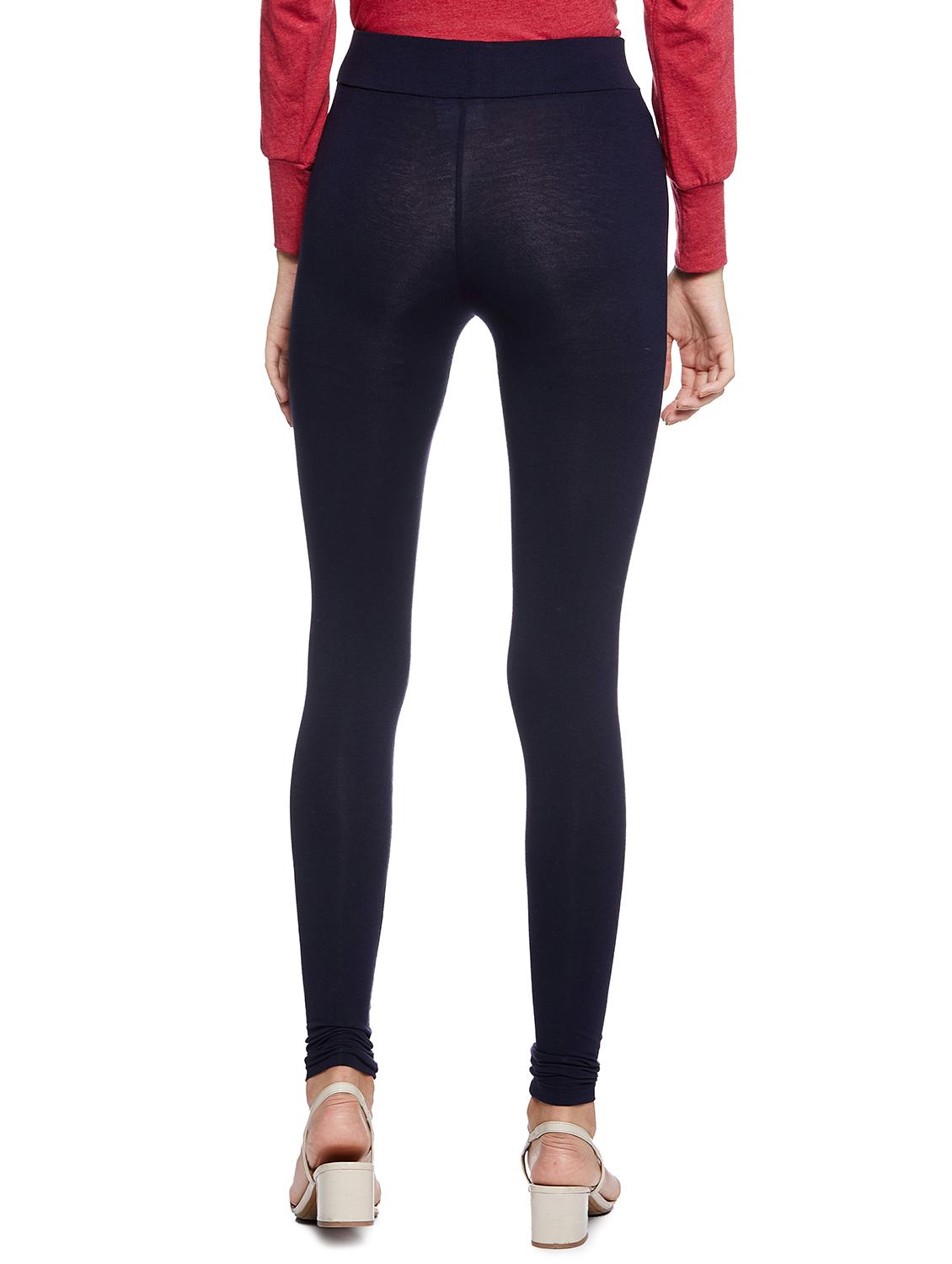dark blue viscose treggings trousers - 17508307 - Zoom Image - 3