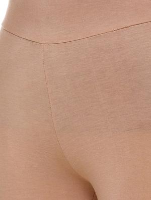 beige viscose treggings trousers - 17508315 - Standard Image - 5
