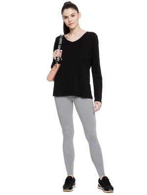 grey viscose treggings trousers - 17508331 - Standard Image - 4