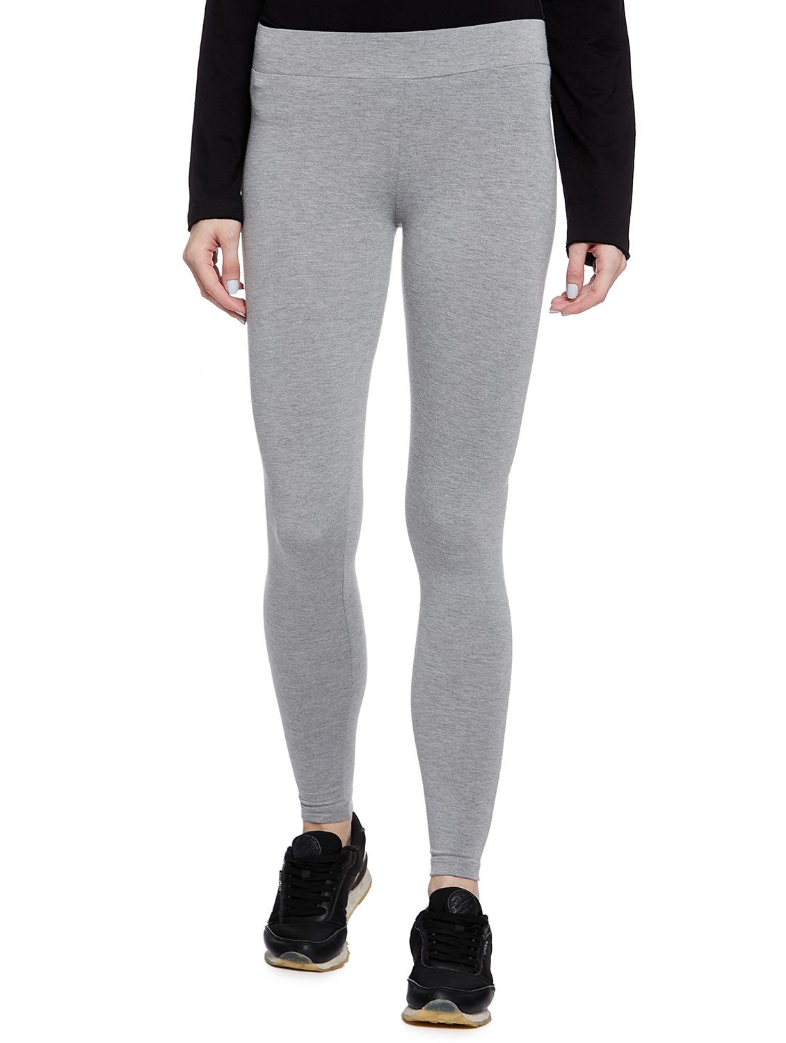 grey viscose treggings trousers - 17508331 - Zoom Image - 1