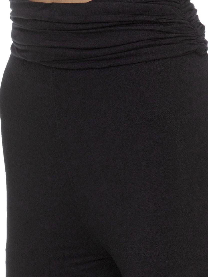 black viscose treggings trousers - 17508349 - Zoom Image - 5