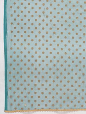 green net printed dupatta - 17509482 - Standard Image - 2