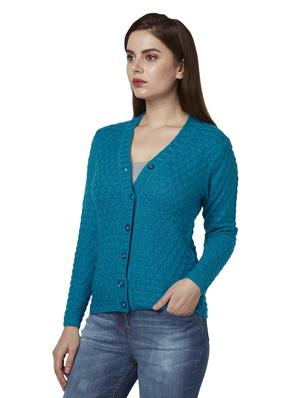 v-neck solid cardigan - 17509622 - Standard Image - 2