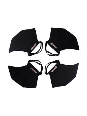 black cotton anti-pollution women mask (pack of 4) - 17510736 - Standard Image - 3