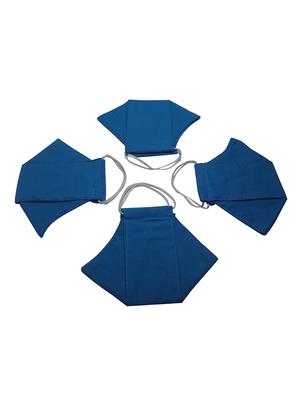 blue cotton anti-pollution women mask (pack of 4) - 17510738 - Standard Image - 3
