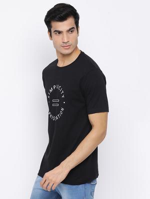 black printed t-shirt - 17510759 - Standard Image - 2