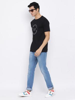 black printed t-shirt - 17510759 - Standard Image - 4