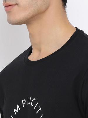 black printed t-shirt - 17510759 - Standard Image - 5