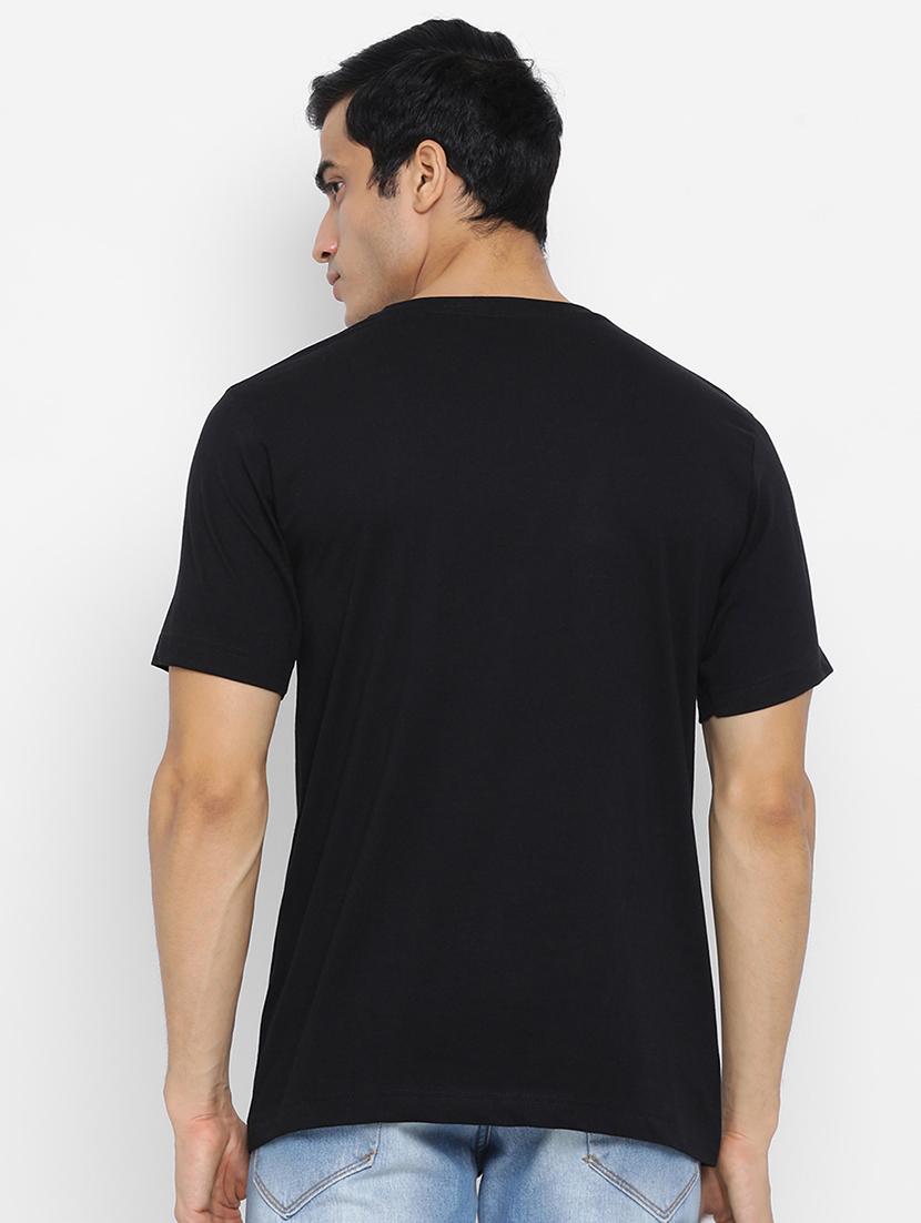black printed t-shirt - 17510781 - Zoom Image - 3