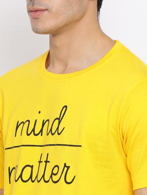 yellow printed t-shirt - 17510783 - Standard Image - 5