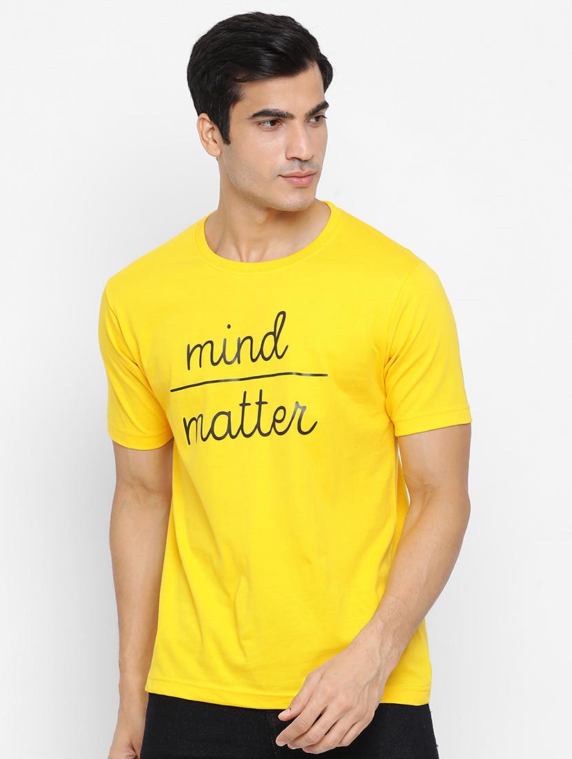 yellow printed t-shirt - 17510783 - Zoom Image - 1