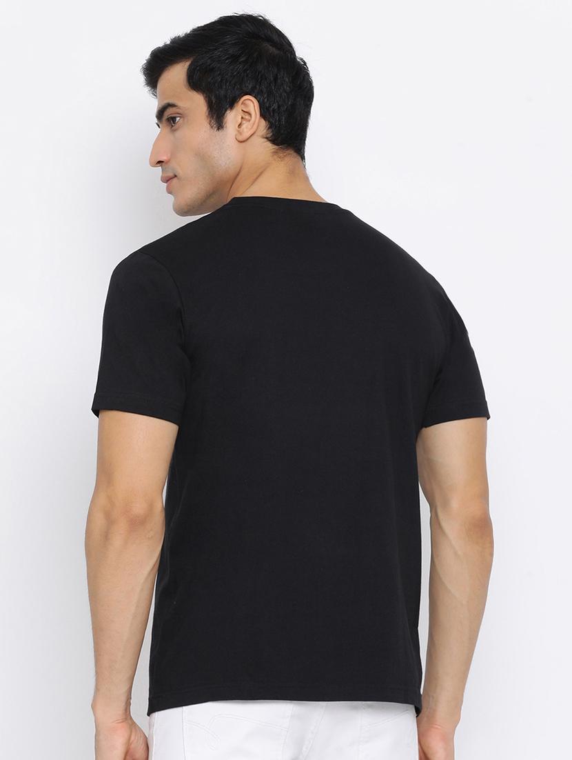 black printed t-shirt - 17510801 - Zoom Image - 3