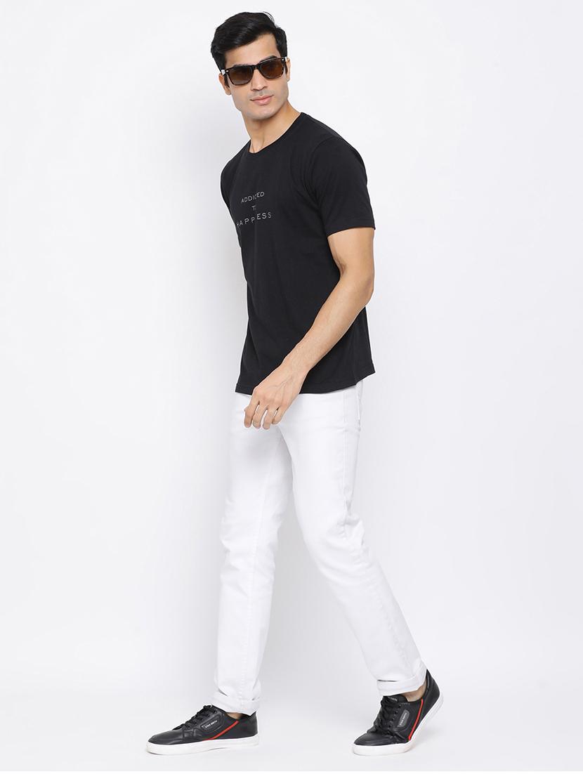 black printed t-shirt - 17510801 - Zoom Image - 4