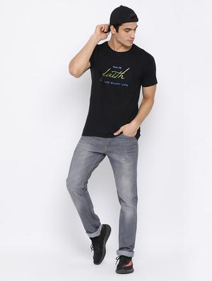 black printed t-shirt - 17510816 - Standard Image - 4