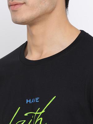 black printed t-shirt - 17510816 - Standard Image - 5