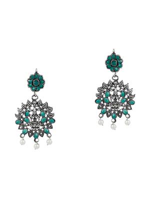 green tone silver brass short necklace - 17511295 - Standard Image - 3