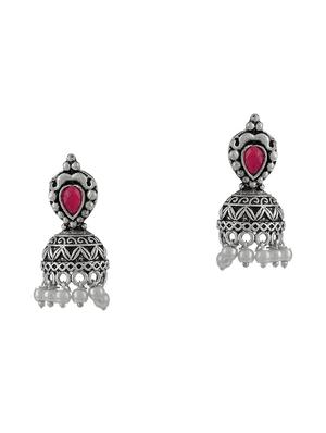 red tone silver brass short necklace - 17511340 - Standard Image - 3