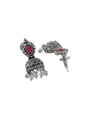 red tone silver brass short necklace - 17511340 - Standard Image - 4