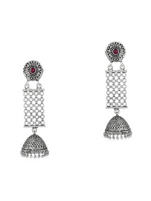 silver brass statement necklace - 17511344 - Standard Image - 3