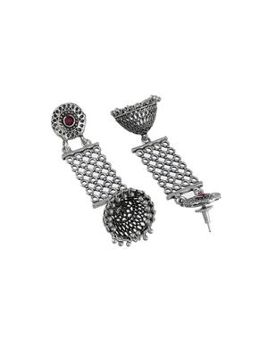 silver brass statement necklace - 17511344 - Standard Image - 4