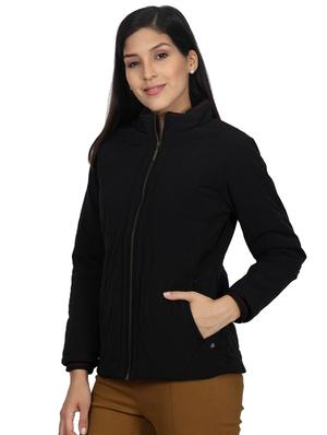 high neck quilted jacket - 17511460 - Standard Image - 2