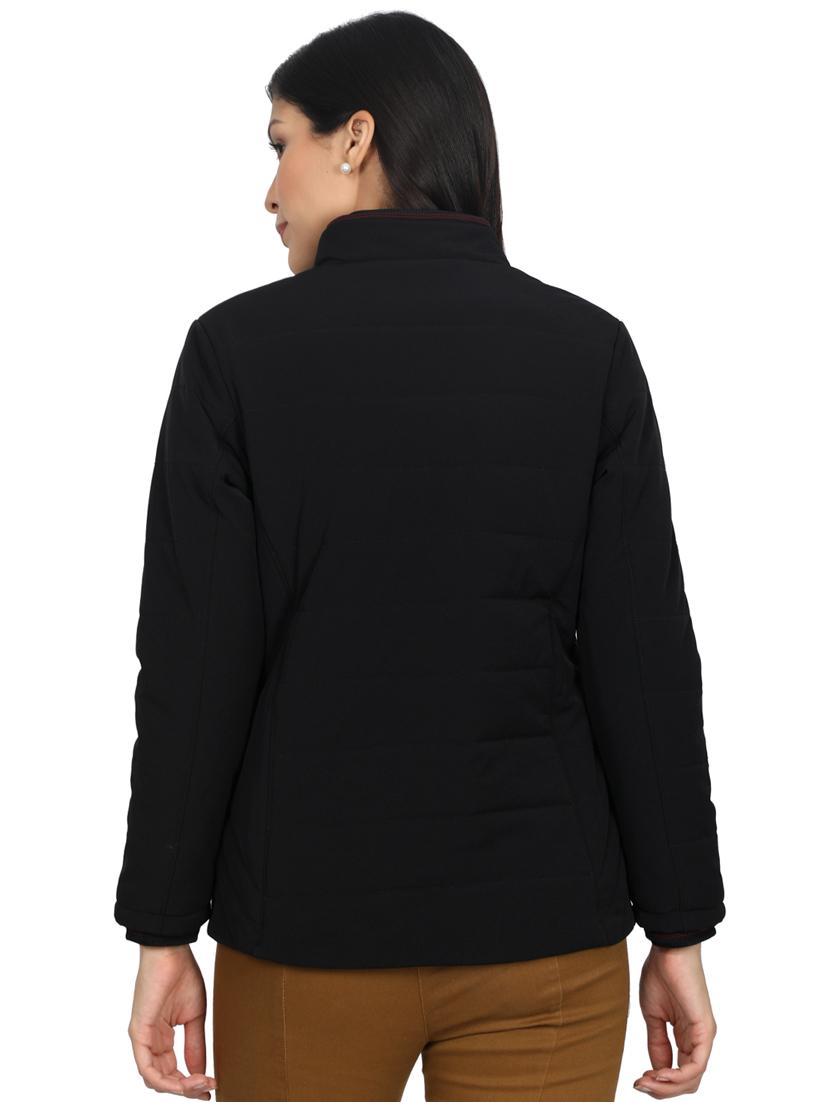 high neck quilted jacket - 17511460 - Zoom Image - 3
