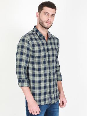 blue check casual shirt - 17511572 - Standard Image - 3