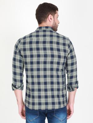 blue check casual shirt - 17511572 - Standard Image - 4
