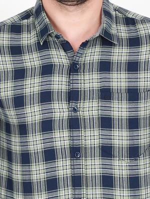 blue check casual shirt - 17511572 - Standard Image - 6