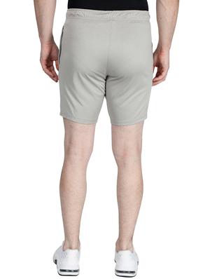 grey solid shorts - 17511599 - Standard Image - 3