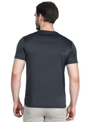 grey solid t-shirt - 17511627 - Standard Image - 3