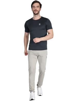 grey solid t-shirt - 17511627 - Standard Image - 4