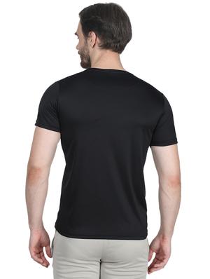 black solid t-shirt - 17511629 - Standard Image - 3