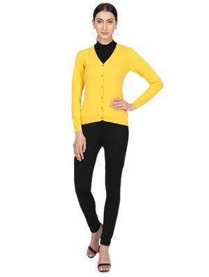 v-neck woolen cardigan - 17512479 - Standard Image - 4