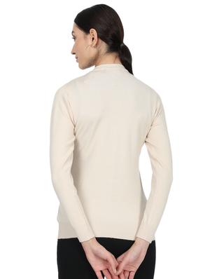 v-neck woolen cardigan - 17512480 - Standard Image - 3