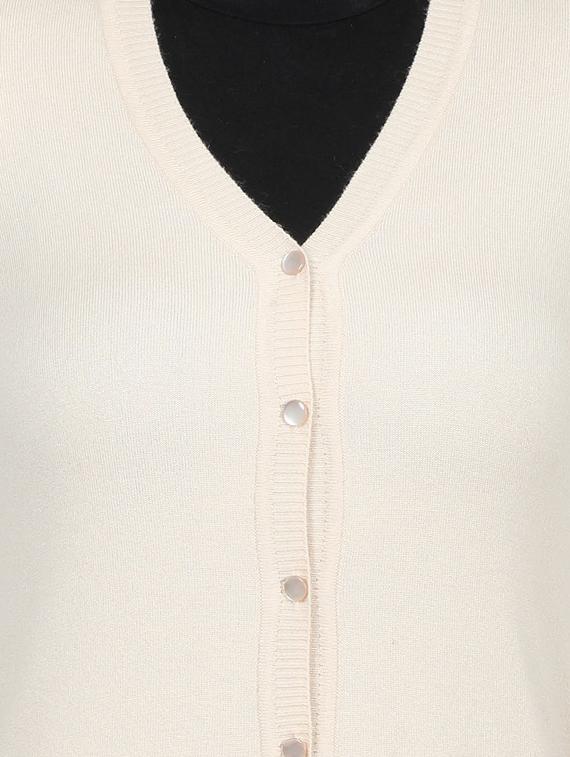 v-neck woolen cardigan - 17512480 - Zoom Image - 5