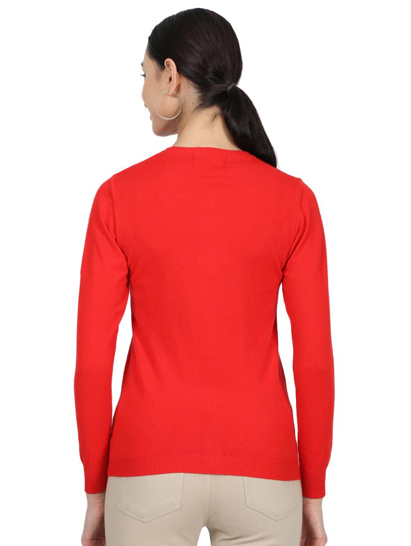 round neck woolen cardigan - 17512483 - Zoom Image - 3