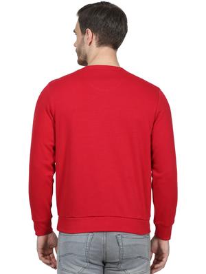 red chest print sweatshirt - 17512648 - Standard Image - 3