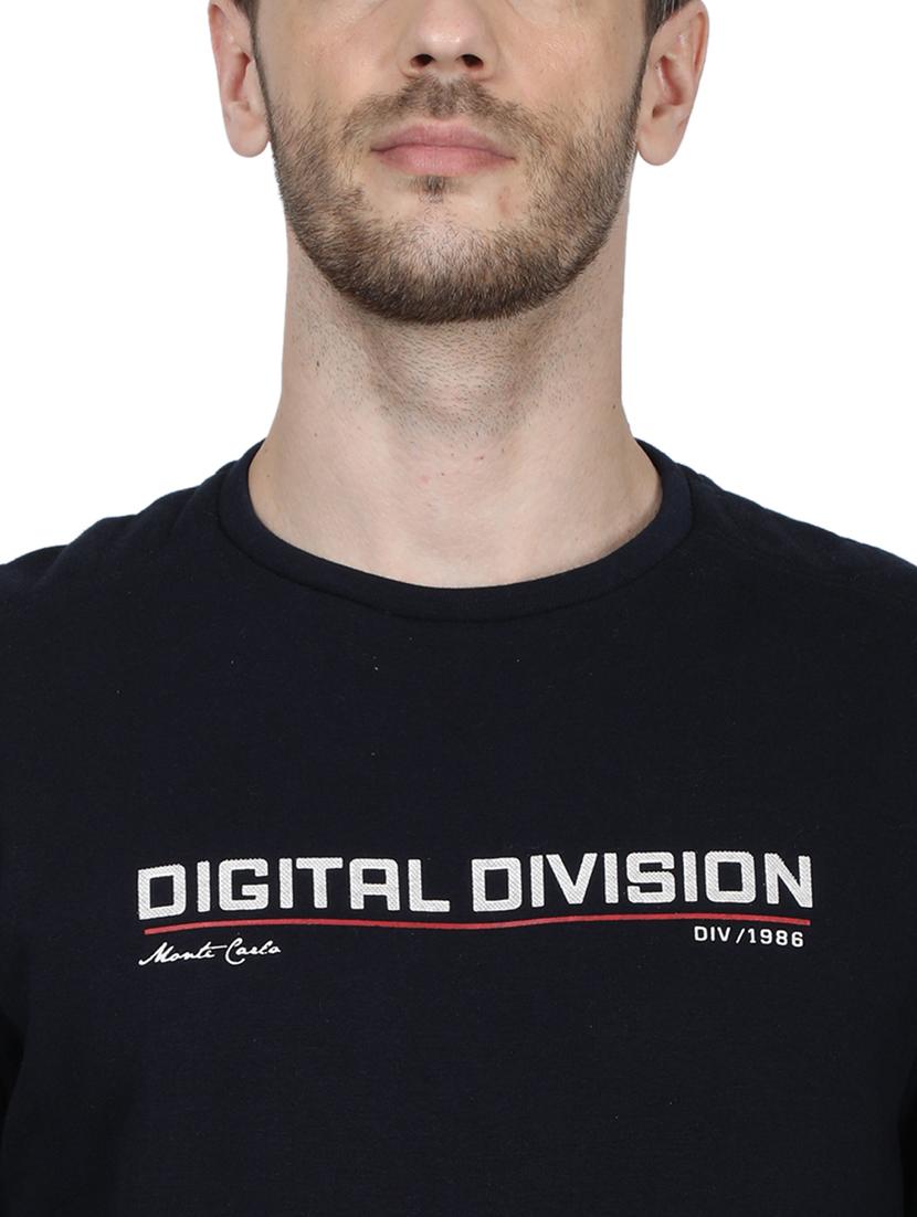 navy blue printed sweatshirt - 17512651 - Zoom Image - 5