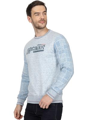 light blue printed sweatshirt - 17512674 - Standard Image - 2