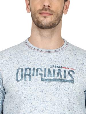 light blue printed sweatshirt - 17512674 - Standard Image - 5